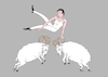 Cartoon: ram (small) by Tarasenko  Valeri tagged doping,athlete,ram,sport