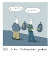 Cartoon: Wie echte Mathematiker pinkeln (small) by Ruth Hebler Cartoons tagged math2022