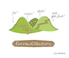 Cartoon: Kurvendiskussion (small) by Martina Hillemann tagged math2022