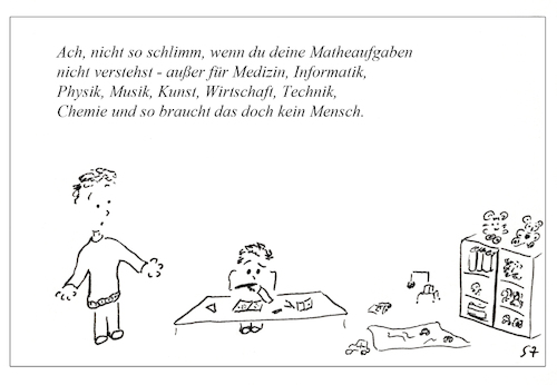 Cartoon: Plus Logik (medium) by sz tagged math2022,the,dmv,math,cartoon,prize,2022
