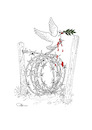 Cartoon: Global Peace (small) by sally cartoonist tagged peace,international,national,politicians,democracy,conflicts,war,terrorism,book,magazine,newspaper,cartoon,caricature