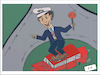 Cartoon: Police (small) by sally cartoonist tagged police