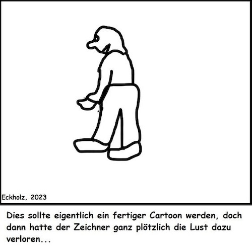 Cartoon: Eigentlich... (medium) by Stümper tagged eigentlich,unlust