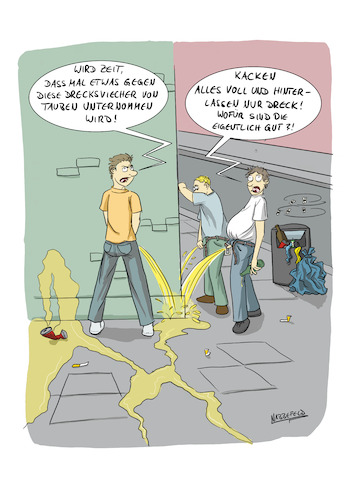 Diskussion am Mauerwerk Diskussion am Mauerwerk