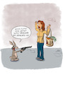 Cartoon: Möhrchen her (small) by SandraNabbefeld tagged cartoon,cartoonist,cartoons,comic,humor,absurd,funny,hase,rabbit,möhre,möhren,möhrchen,knarre,revolver,überfall,karotte,karotten,sandranabbefeld,nabbefeld