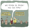 Cartoon: Holz oder Atome spalten? (small) by ALIS BRINK tagged atomkraft,kernkraft,heizen,holz,laufzeitverlängerung