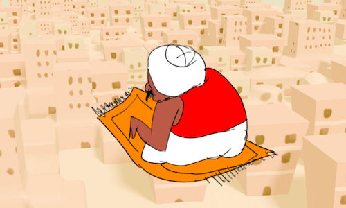 Cartoon: Aladin and the magical carpet (medium) by sal tagged cartoon,animatic,animated,aladin,magical,carpet