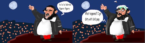 figaro tribute By sal | Famous People Cartoon | TOONPOOL