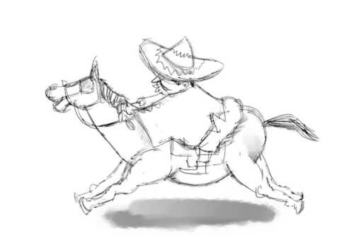 Cartoon: Mexicano Racing Animation (medium) by sal tagged cartoon