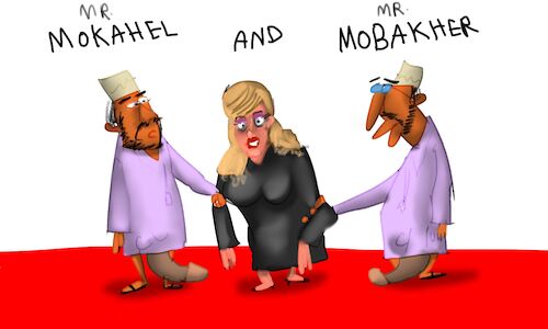 Cartoon: mr mubakher and mr mukahel (medium) by sal tagged cartoon,comic,storyboard,mubakher,mukahel,mr,adventure