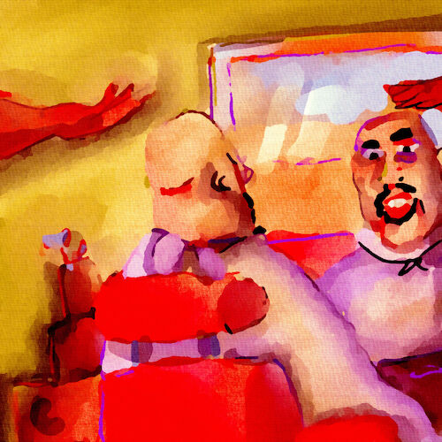 Cartoon: Qball (medium) by sal tagged cartoon,qball