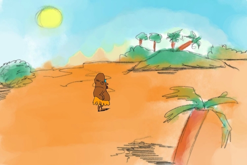 Cartoon: banana issue part1 (medium) by sal tagged cartoon