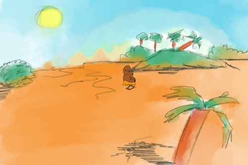 Cartoon: banana issue part1 (medium) by sal tagged cartoon