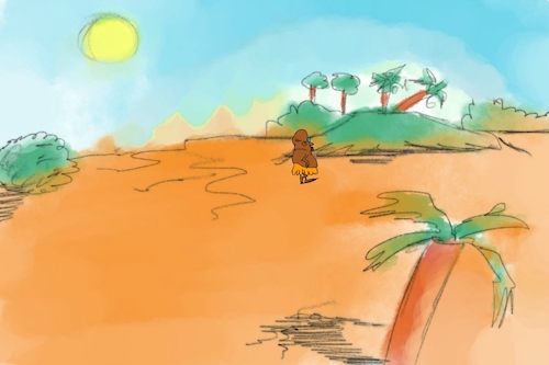 Cartoon: banana issue part1 (medium) by sal tagged cartoon