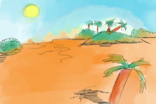Cartoon: banana issue part1 (medium) by sal tagged cartoon