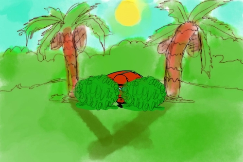 Cartoon: banana issue part1 (medium) by sal tagged cartoon