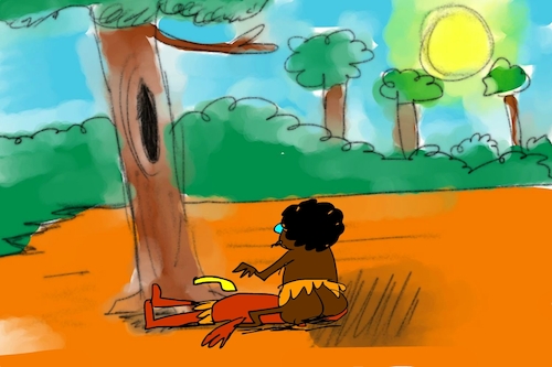 Cartoon: banana issue part2 (medium) by sal tagged cartoon