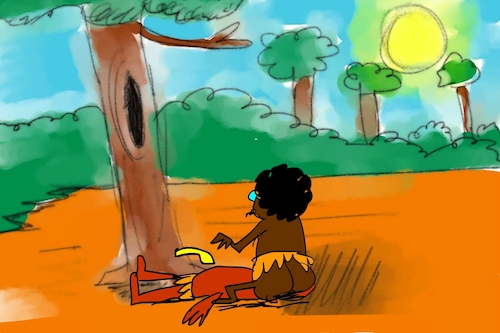 Cartoon: banana issue part2 (medium) by sal tagged cartoon