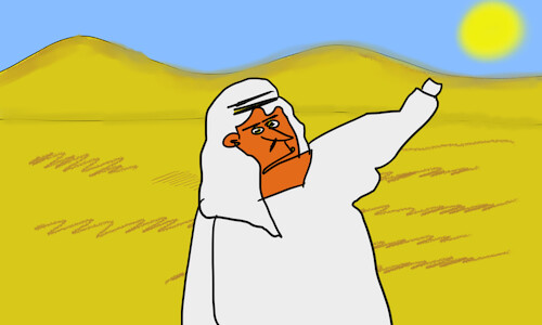 Cartoon: good morning sirs arabs p2 (medium) by sal tagged cartoon,story,good,morning,sirs,arabs