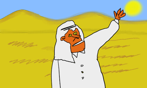 Cartoon: good morning sirs arabs p2 (medium) by sal tagged cartoon,story,good,morning,sirs,arabs