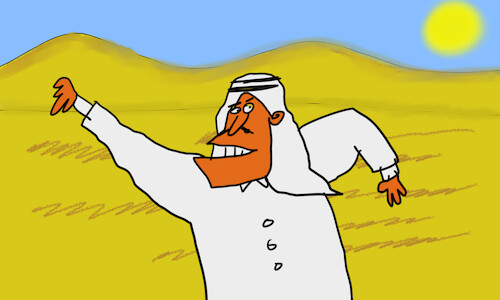 Cartoon: good morning sirs arabs p2 (medium) by sal tagged cartoon,story,good,morning,sirs,arabs