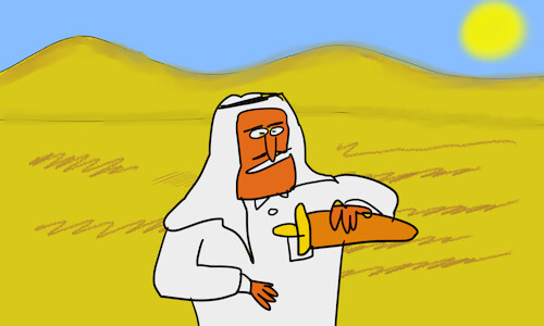 Cartoon: good morning sirs arabs p2 (medium) by sal tagged cartoon,story,good,morning,sirs,arabs