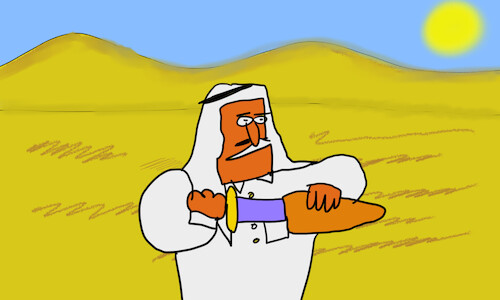 Cartoon: good morning sirs arabs p2 (medium) by sal tagged cartoon,story,good,morning,sirs,arabs