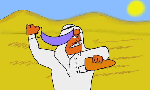 Cartoon: good morning sirs arabs p2 (medium) by sal tagged cartoon,story,good,morning,sirs,arabs