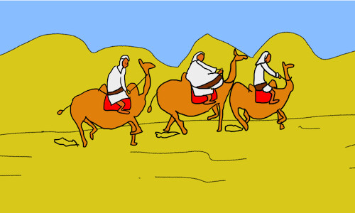 Cartoon: good morning sirs arabs p2 (medium) by sal tagged cartoon,story,good,morning,sirs,arabs