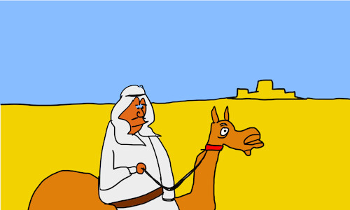 Cartoon: good morning sirs arabs p2 (medium) by sal tagged cartoon,story,good,morning,sirs,arabs