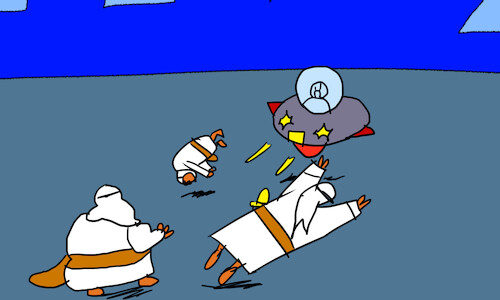 Cartoon: good morning sirs arabs p4 (medium) by sal tagged cartoon,story,good,morning,sirs,arabs