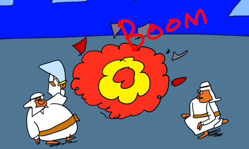 Cartoon: good morning sirs arabs p4 (medium) by sal tagged cartoon,story,good,morning,sirs,arabs