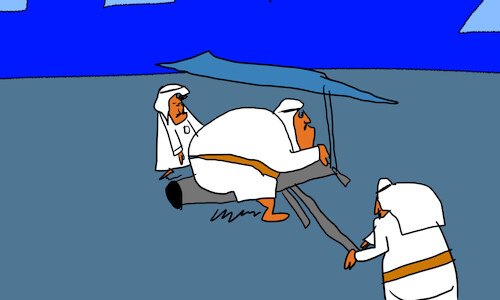 Cartoon: good morning sirs arabs p4 (medium) by sal tagged cartoon,story,good,morning,sirs,arabs