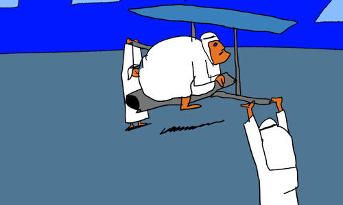 Cartoon: good morning sirs arabs p4 (medium) by sal tagged cartoon,story,good,morning,sirs,arabs