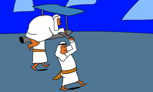 Cartoon: good morning sirs arabs p4 (medium) by sal tagged cartoon,story,good,morning,sirs,arabs