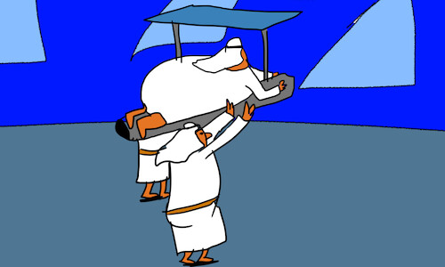 Cartoon: good morning sirs arabs p4 (medium) by sal tagged cartoon,story,good,morning,sirs,arabs
