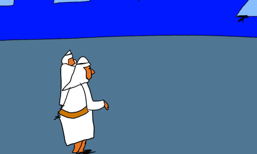 Cartoon: good morning sirs arabs p4 (medium) by sal tagged cartoon,story,good,morning,sirs,arabs
