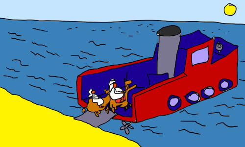 Cartoon: good morning sirs arabs part3 (medium) by sal tagged cartoon,story,good,morning,sirs,arabs