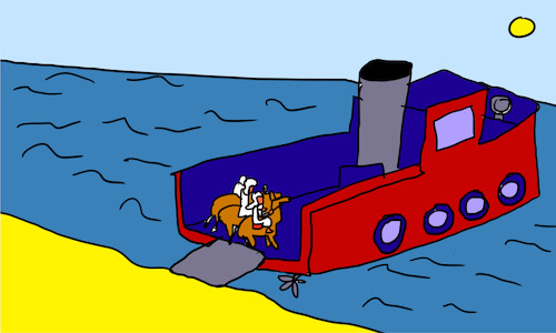 Cartoon: good morning sirs arabs part3 (medium) by sal tagged cartoon,story,good,morning,sirs,arabs