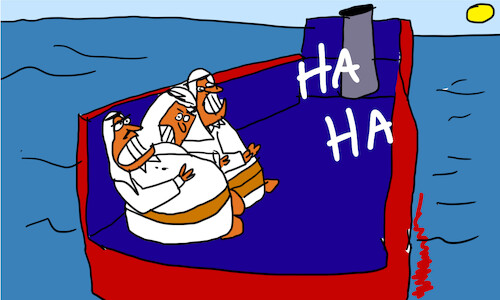 Cartoon: good morning sirs arabs part3 (medium) by sal tagged cartoon,story,good,morning,sirs,arabs