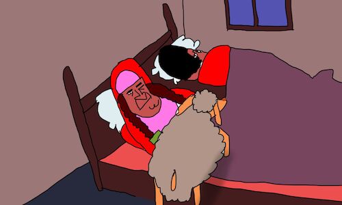 Cartoon: lamb stuffed with pasta p2 (medium) by sal tagged cartoon