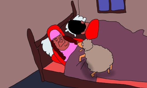 Cartoon: lamb stuffed with pasta p2 (medium) by sal tagged cartoon
