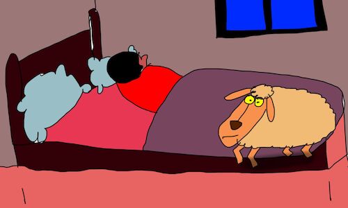 Cartoon: lamb stuffed with pasta p2 (medium) by sal tagged cartoon
