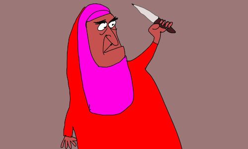 Cartoon: lamb stuffed with pasta p2 (medium) by sal tagged cartoon
