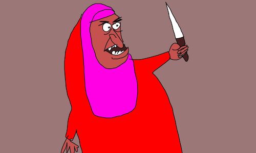 Cartoon: lamb stuffed with pasta p2 (medium) by sal tagged cartoon