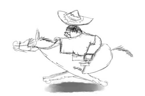 Cartoon: Mexicano Racing Animation (medium) by sal tagged cartoon