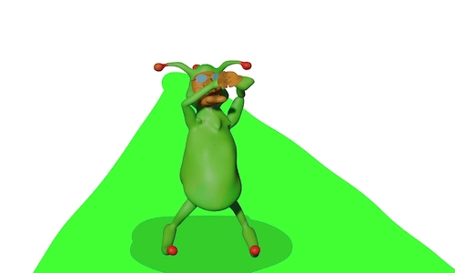 Cartoon: Mr. froggy 3d mode animation (medium) by sal tagged cartoon,animation,3d,froggy,mr