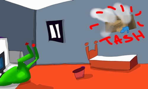 Cartoon: MR FROGGY WITH IN HALLUCINATION (medium) by sal tagged cartoon,storyboard,fair,tall,froggy,mr,hallucination,with,in
