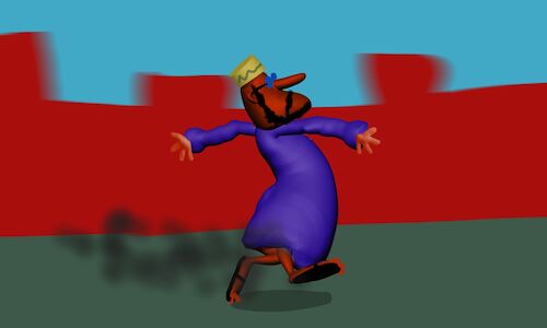 Cartoon: mr mubakher 3d mode (medium) by sal tagged cartoon,animation