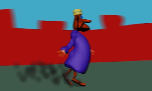 Cartoon: mr mubakher 3d mode (medium) by sal tagged cartoon,animation